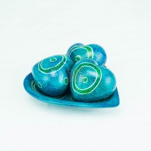 Kisii Soapstone Handcarved Hearts and Bowl Set