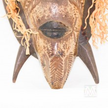 Guro Kweni Wood Mask 18"