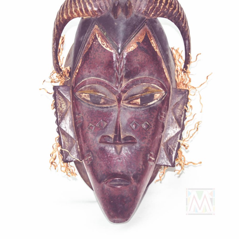 Guro Kweni Wood Mask 16"