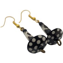 Nuru Batik Print Bone Earrings