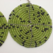 Olive Green Earrings 196-83