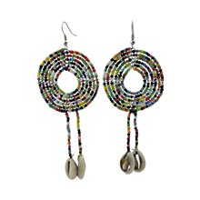 Maasai Cowrie Shell Earrings