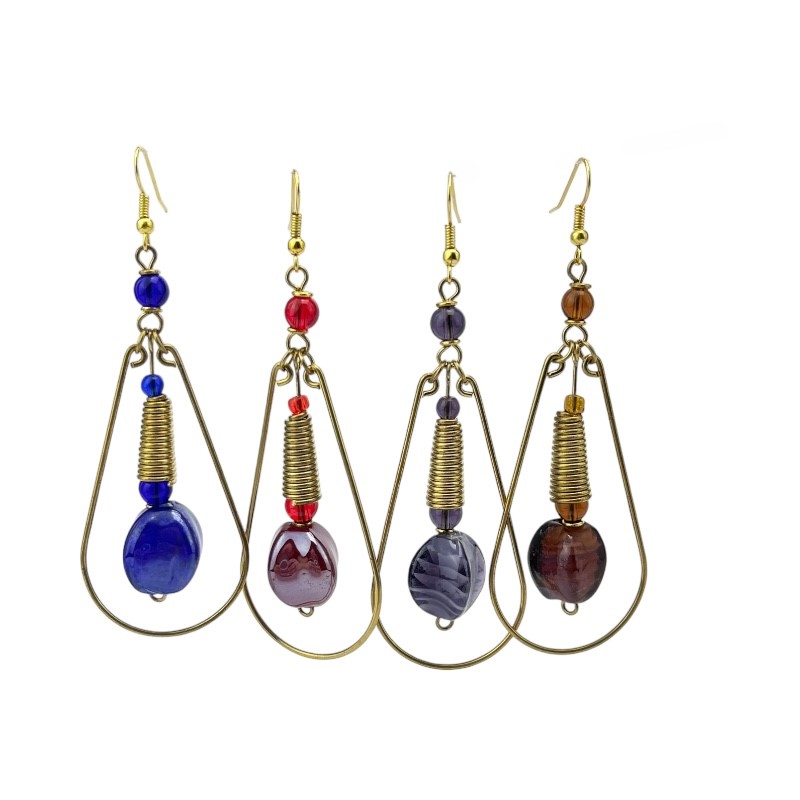 Amani Brass Earrings