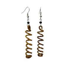 Banana Fiber Spiral Earrings