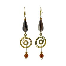 Wakati Brass Earrings