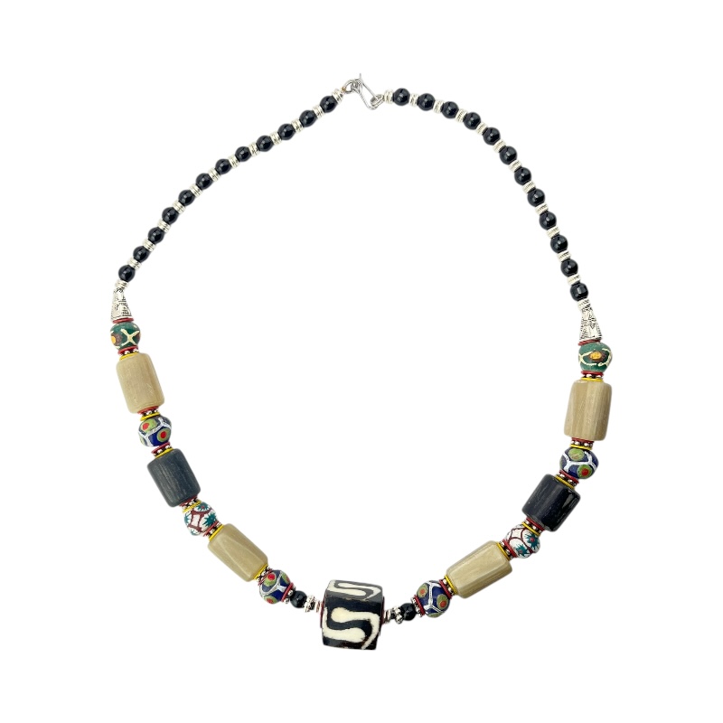 African Mixed Bead Necklace