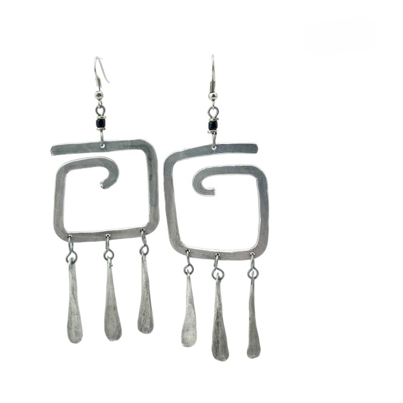 Recycled Aluminium Wire earrings