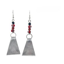 Recycled Aluminium Trade bead Earrings