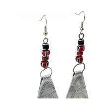 Recycled Aluminium Trade bead Earrings