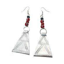 Recycled Aluminium Trade bead Earrings