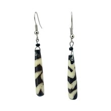 Small Mud Cloth Print Earrings