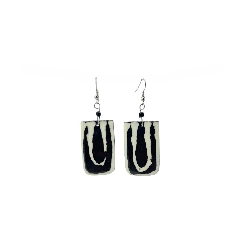 Uhuru Bone Earrings - Large