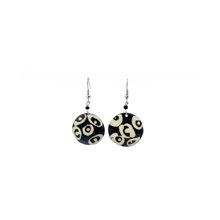 Malengo Tano Batik Bone Earrings