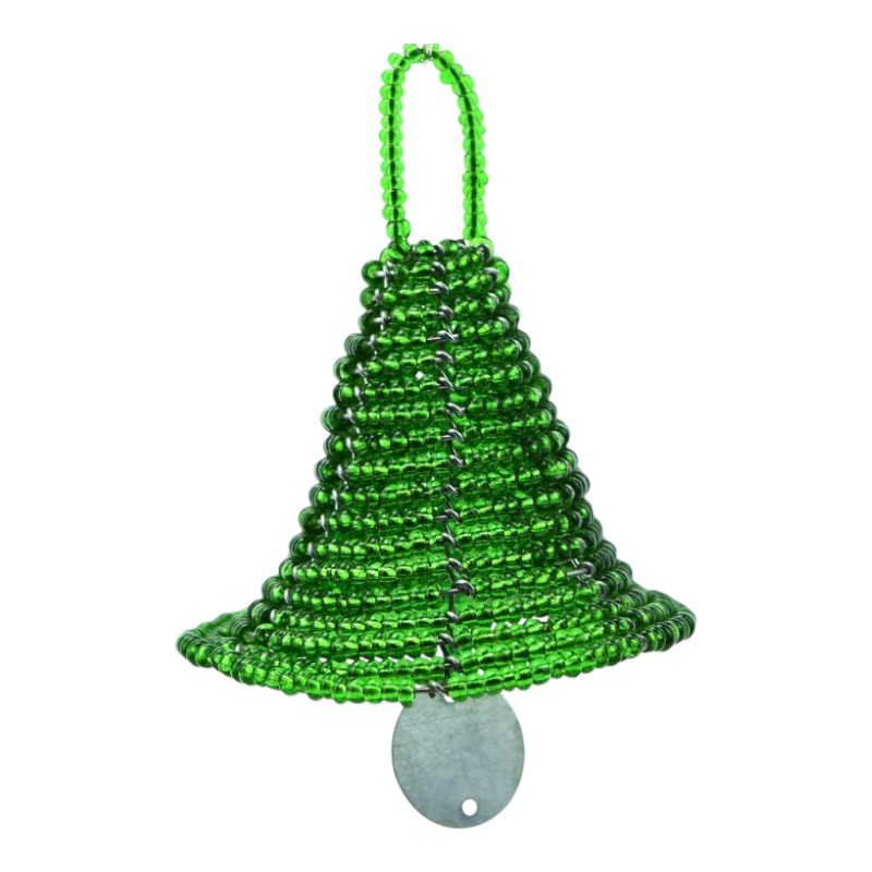 Maasai Bead Christmas Bell Ornament