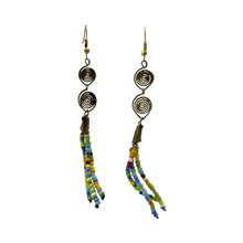 Maasai Multi Color Beaded Earrings 130-24