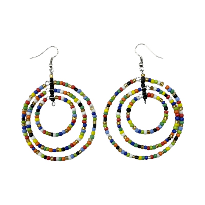 Maasai Mingle Loop Earrings