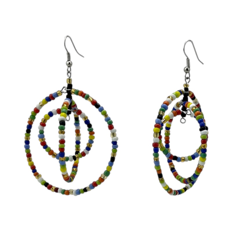 Maasai Mingle Loop Earrings