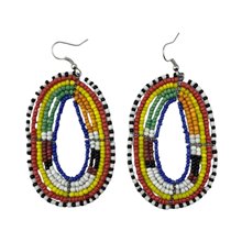 Dirisha Maasai Earrings - Green