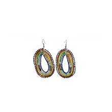 Dirisha Maasai Earrings - Green