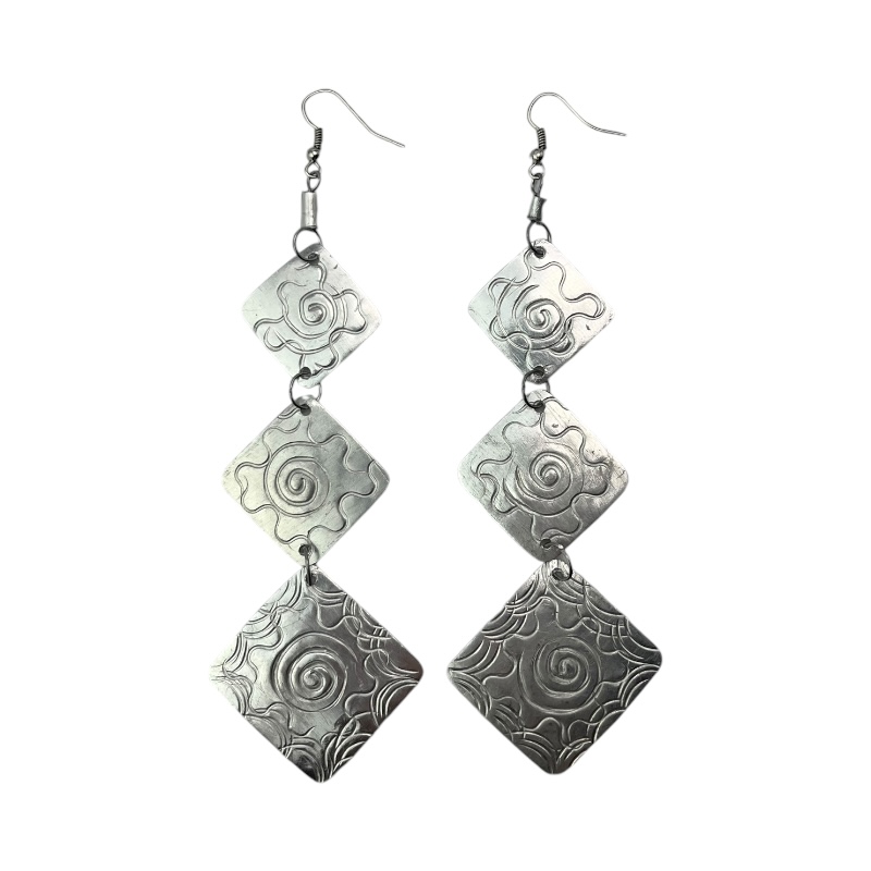 Jua Square Tiered Earrings