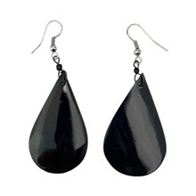 Tear Drop Cow Horn Earrings