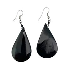 Tear Drop Cow Horn Earrings