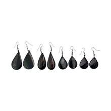 Tear Drop Cow Horn Earrings