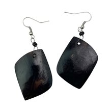 Leaf Shape Cow Horn Earrings