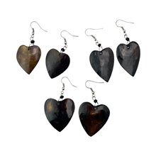 Heart Cow Horn Earrings