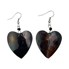 Heart Cow Horn Earrings