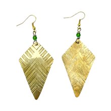 Kite Brass Earrings