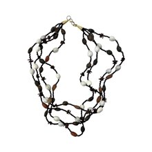 Maasai Beads Seeds Strand Necklace