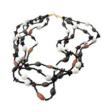 Maasai Beads Seeds Strand Necklace