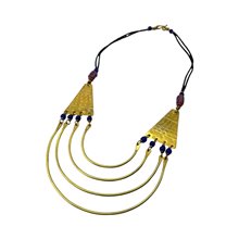 Machweo Mbili Brass Necklace