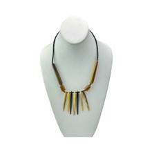 Cow Horn Spike Necklace