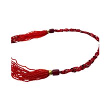 Maasai Red Bead Resin Necklace