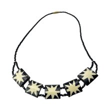 Star Burst Cow bone Choker Necklace