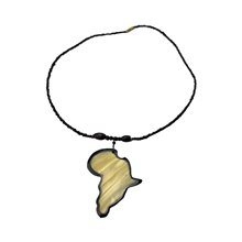 Afrika Cow Horn Pendant Necklace