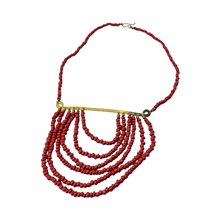 Kitanzi Solid Color Brass Necklace