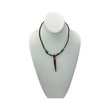 Cow Bone Elephant Tusk Pendant Necklace