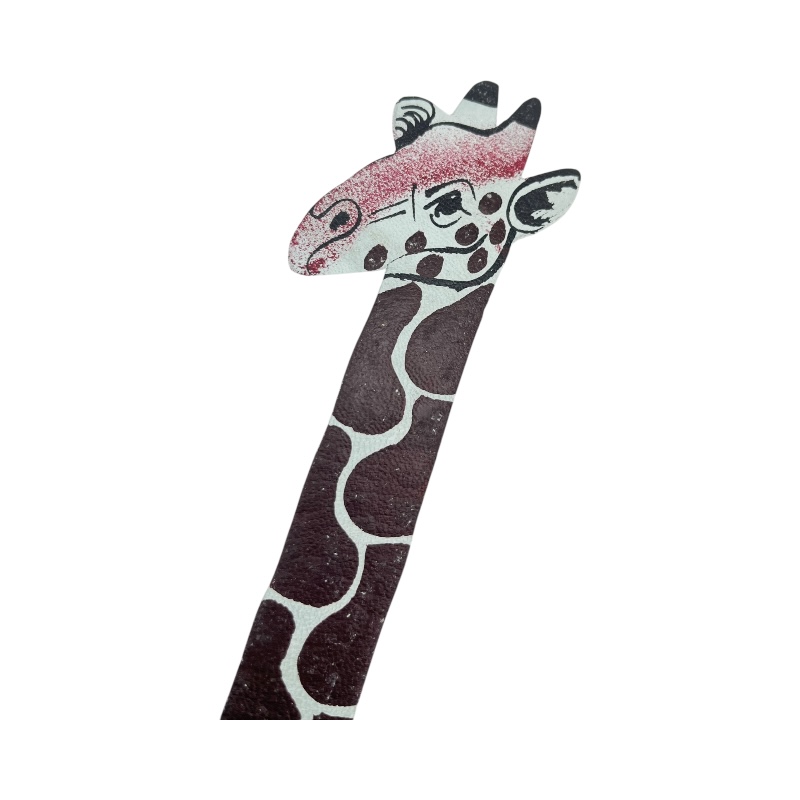 Giraffe Leather Bookmark