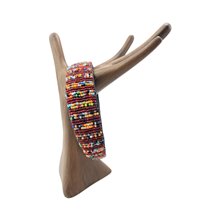 Maasai Bead Leather Headband