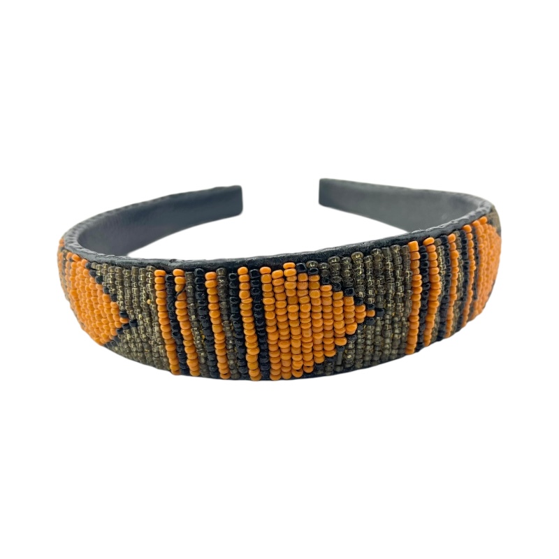 Maasai Bead Leather Headband