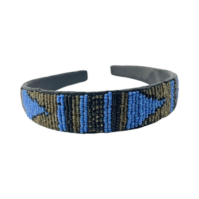 Maasai Bead Leather Headband