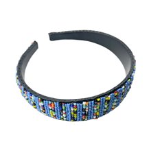 Malkia Stripes Maasai Bead Headband