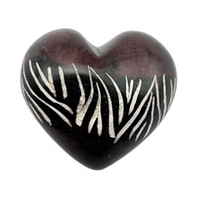 Kisii Soapstone Heart Set – Stripe