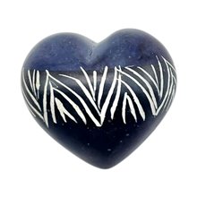 Kisii Soapstone Heart Set – Stripe