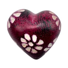 Kisii Soapstone Heart Set – Red