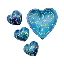 Kisii Soapstone Heart Set – Circles