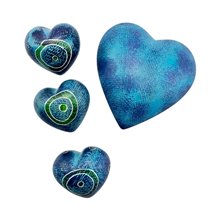 Kisii Soapstone Heart Set – Circles